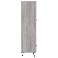 Thumbnail for Highboard Grau Sonoma 69,5x31x115 cm Holzwerkstoff