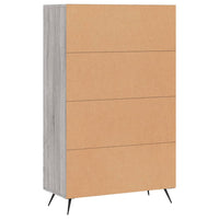 Thumbnail for Highboard Grau Sonoma 69,5x31x115 cm Holzwerkstoff