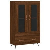Thumbnail for Highboard Braun Eichen-Optik 69,5x31x115 cm Holzwerkstoff