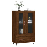 Thumbnail for Highboard Braun Eichen-Optik 69,5x31x115 cm Holzwerkstoff