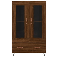 Thumbnail for Highboard Braun Eichen-Optik 69,5x31x115 cm Holzwerkstoff