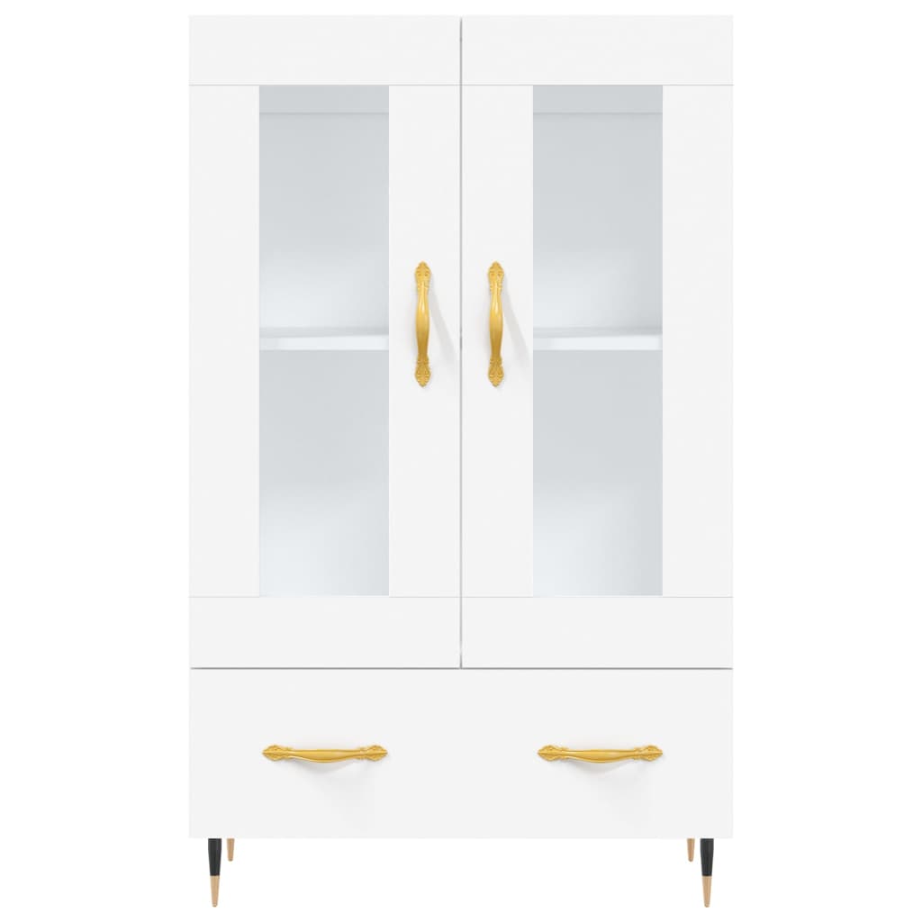 Highboard Weiß 69,5x31x115 cm Holzwerkstoff