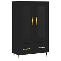 Thumbnail for Highboard Schwarz 69,5x31x115 cm Holzwerkstoff
