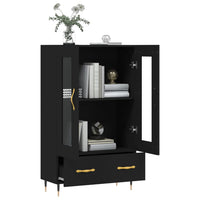 Thumbnail for Highboard Schwarz 69,5x31x115 cm Holzwerkstoff