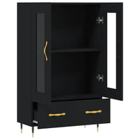 Thumbnail for Highboard Schwarz 69,5x31x115 cm Holzwerkstoff