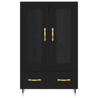 Thumbnail for Highboard Schwarz 69,5x31x115 cm Holzwerkstoff