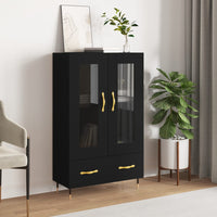 Thumbnail for Highboard Schwarz 69,5x31x115 cm Holzwerkstoff