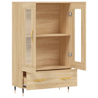 Thumbnail for Highboard Sonoma-Eiche 69,5x31x115 cm Holzwerkstoff
