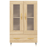 Thumbnail for Highboard Sonoma-Eiche 69,5x31x115 cm Holzwerkstoff