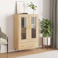 Thumbnail for Highboard Sonoma-Eiche 69,5x31x115 cm Holzwerkstoff