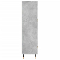 Thumbnail for Highboard Betongrau 69,5x31x115 cm Holzwerkstoff