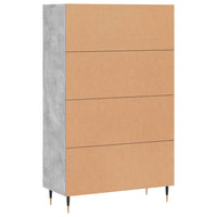 Thumbnail for Highboard Betongrau 69,5x31x115 cm Holzwerkstoff