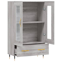 Thumbnail for Highboard Grau Sonoma 69,5x31x115 cm Holzwerkstoff