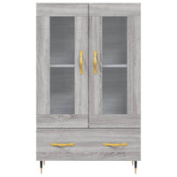 Thumbnail for Highboard Grau Sonoma 69,5x31x115 cm Holzwerkstoff