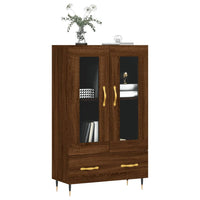 Thumbnail for Highboard Braun Eichen-Optik 69,5x31x115 cm Holzwerkstoff