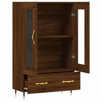 Thumbnail for Highboard Braun Eichen-Optik 69,5x31x115 cm Holzwerkstoff