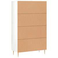 Thumbnail for Highboard Hochglanz-Weiß 69,5x31x115 cm Holzwerkstoff