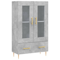 Thumbnail for Highboard Betongrau 69,5x31x115 cm Holzwerkstoff