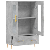 Thumbnail for Highboard Betongrau 69,5x31x115 cm Holzwerkstoff