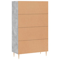 Thumbnail for Highboard Betongrau 69,5x31x115 cm Holzwerkstoff