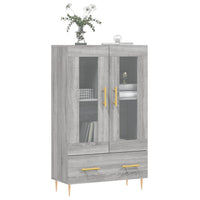 Thumbnail for Highboard Grau Sonoma 69,5x31x115 cm Holzwerkstoff