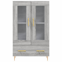 Thumbnail for Highboard Grau Sonoma 69,5x31x115 cm Holzwerkstoff