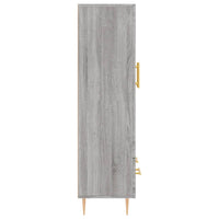Thumbnail for Highboard Grau Sonoma 69,5x31x115 cm Holzwerkstoff