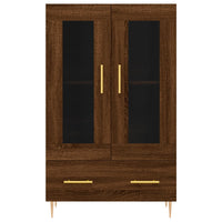 Thumbnail for Highboard Braun Eichen-Optik 69,5x31x115 cm Holzwerkstoff