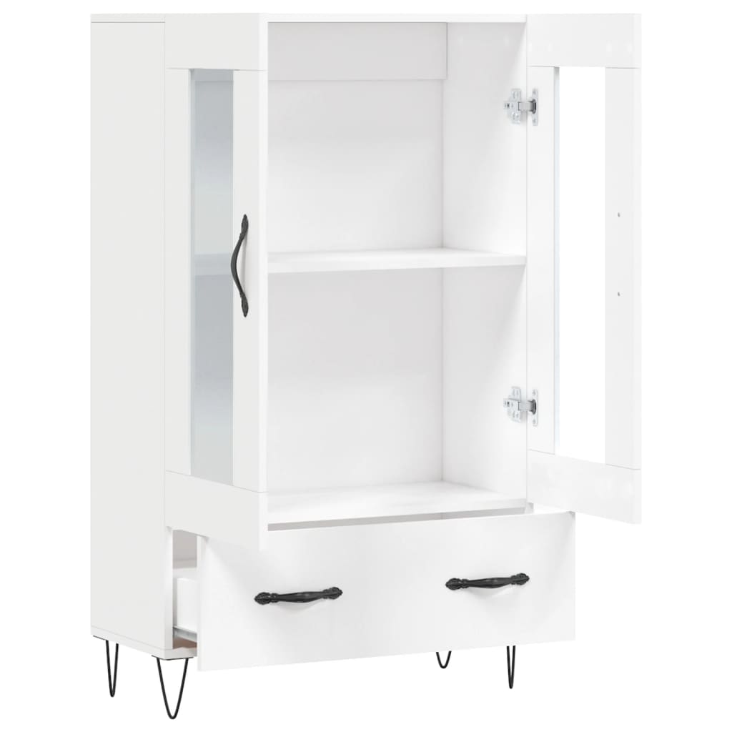 Highboard Weiß 69,5x31x115 cm Holzwerkstoff
