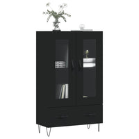 Thumbnail for Highboard Schwarz 69,5x31x115 cm Holzwerkstoff
