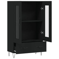 Thumbnail for Highboard Schwarz 69,5x31x115 cm Holzwerkstoff