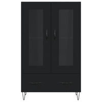 Thumbnail for Highboard Schwarz 69,5x31x115 cm Holzwerkstoff