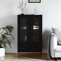 Thumbnail for Highboard Schwarz 69,5x31x115 cm Holzwerkstoff