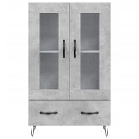Thumbnail for Highboard Betongrau 69,5x31x115 cm Holzwerkstoff