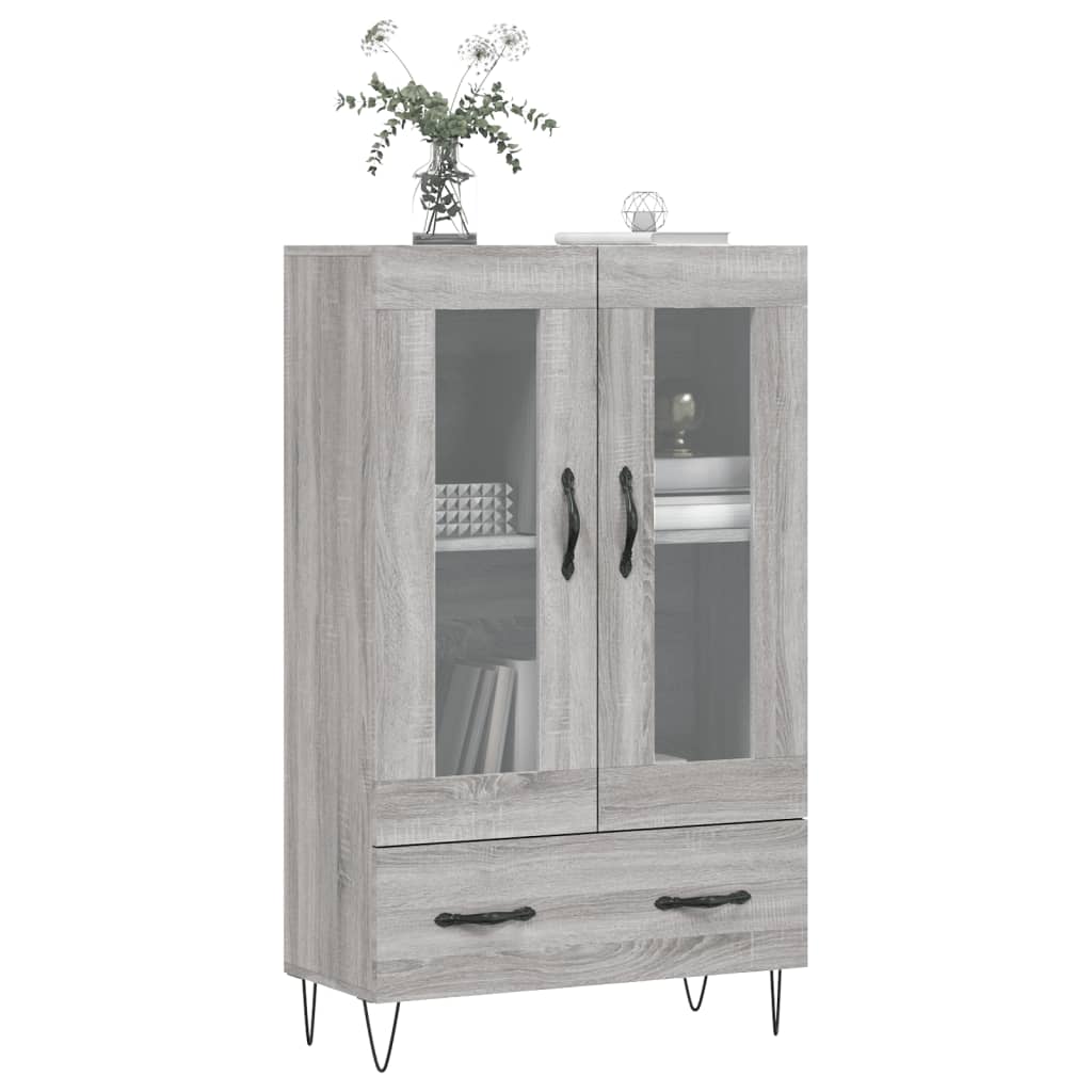 Highboard Grau Sonoma 69,5x31x115 cm Holzwerkstoff