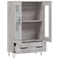 Thumbnail for Highboard Grau Sonoma 69,5x31x115 cm Holzwerkstoff