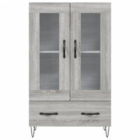 Thumbnail for Highboard Grau Sonoma 69,5x31x115 cm Holzwerkstoff