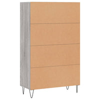 Thumbnail for Highboard Grau Sonoma 69,5x31x115 cm Holzwerkstoff