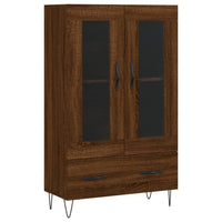 Thumbnail for Highboard Braun Eichen-Optik 69,5x31x115 cm Holzwerkstoff