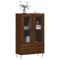 Thumbnail for Highboard Braun Eichen-Optik 69,5x31x115 cm Holzwerkstoff