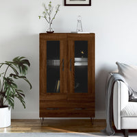 Thumbnail for Highboard Braun Eichen-Optik 69,5x31x115 cm Holzwerkstoff