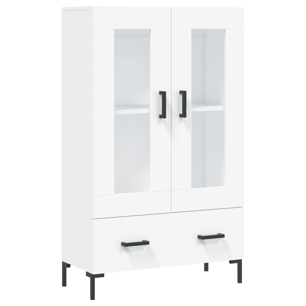 Highboard Weiß 69,5x31x115 cm Holzwerkstoff