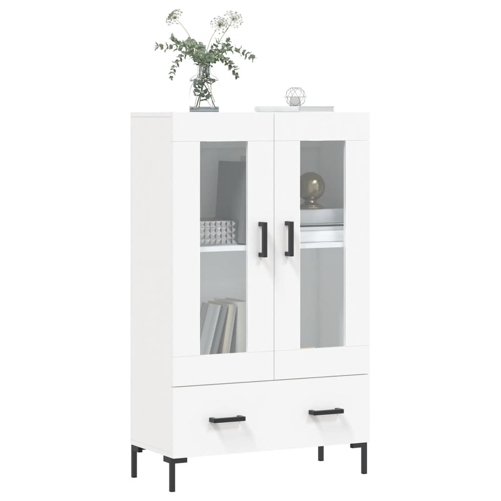 Highboard Weiß 69,5x31x115 cm Holzwerkstoff
