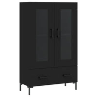 Thumbnail for Highboard Schwarz 69,5x31x115 cm Holzwerkstoff