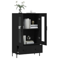 Thumbnail for Highboard Schwarz 69,5x31x115 cm Holzwerkstoff