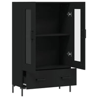 Thumbnail for Highboard Schwarz 69,5x31x115 cm Holzwerkstoff