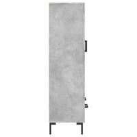 Thumbnail for Highboard Betongrau 69,5x31x115 cm Holzwerkstoff