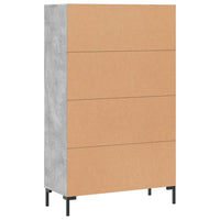 Thumbnail for Highboard Betongrau 69,5x31x115 cm Holzwerkstoff