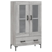Thumbnail for Highboard Grau Sonoma 69,5x31x115 cm Holzwerkstoff