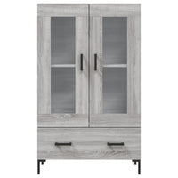 Thumbnail for Highboard Grau Sonoma 69,5x31x115 cm Holzwerkstoff